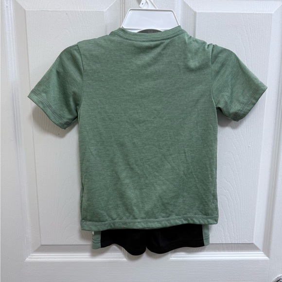 Adidas Green and Black Short Set, Size 4 - Picture 4 of 4